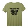 Techno Synthesizer Synth T-Shirt im Retro Vintage Look  Perfekt für elektronische Musiker, DJs, Rave Fans & Festivalbesucher