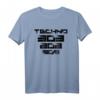 Techno Synthesizer Synth T-Shirt im Retro Vintage Look  Perfekt für elektronische Musiker, DJs, Rave Fans & Festivalbesucher