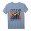 Pew Pew Madafakas Katze Pistole T-Shirt - Lustiges Crazy Cat Design für Katzenliebhaber, Freunde & Familie, perfekt als Geschenk zu Geburtstag, Weihnachten, Mutter- & Vatertag