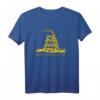 Don't Tread On Me T-Shirt für Herren  Gadsden-Flagge, gelbe Schlange, Vintage 1776 Design, ideal für 4. Juli, Geburtstag & patriotische Anlässe