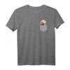 Golden Retriever Lustiges Hund in deiner Brusttasche T-Shirt  Perfektes Geschenk für Hundeliebhaber, Geburtstag, Weihnachten, Mutter- & Vatertag