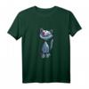 Lachende Katze Katzenmotiv T-Shirt - Lustiges Comic Design für Katzenliebhaber, Kinder, Damen & Herren, Geschenkidee für Katzenfans