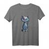Lachende Katze Katzenmotiv T-Shirt - Lustiges Comic Design für Katzenliebhaber, Kinder, Damen & Herren, Geschenkidee für Katzenfans