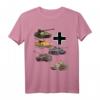 Deutsche Panzer WW2 T-Shirt mit V Panther, Jagdpanther, Tiger 1 & Tiger 2  Perfekt für Militaria- und Geschichtsenthusiasten