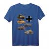 Deutsche Panzer WW2 T-Shirt mit V Panther, Jagdpanther, Tiger 1 & Tiger 2  Perfekt für Militaria- und Geschichtsenthusiasten