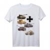 Deutsche Panzer WW2 T-Shirt mit V Panther, Jagdpanther, Tiger 1 & Tiger 2  Perfekt für Militaria- und Geschichtsenthusiasten