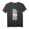 Kawaii Axolotl T-Shirt mit Transgender Pride Flag & LGBTQ+ Design  Süßes Queeres Kawaii Kleidungsstück für Pride & LGBT Community