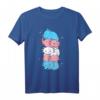 Kawaii Axolotl T-Shirt mit Transgender Pride Flag & LGBTQ+ Design  Süßes Queeres Kawaii Kleidungsstück für Pride & LGBT Community