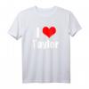 I Love Taylor T-Shirt  Liebesgeschenk für Frauen mit Herzmotiv, klassisch geschnitten
