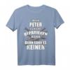 PETER Lustiges T-Shirt mit Spruch und Handwerker-Motiv  Personalisiertes Geschenk zum Geburtstag, Namenstag oder für Herren, Jungen und Kinder