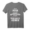 PETER Lustiges T-Shirt mit Spruch und Handwerker-Motiv  Personalisiertes Geschenk zum Geburtstag, Namenstag oder für Herren, Jungen und Kinder