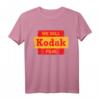 Vintage 'We Sell Kodak Film' Retro Fotografie T-Shirt mit klassischem Schnitt & doppelter Nähte