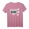 Der mit dem Hund geht - Witziges Herrchen Hundebesitzer T-Shirt als Geschenk zum Geburtstag & Weihnachten für Hundeliebhaber