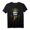 Damen Sekt Elfe Lustiges Weihnachts-Elf T-Shirt - Festliches Design für Frauen zum Feiern und Anstoßen an Weihnachten
