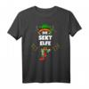 Damen Sekt Elfe Lustiges Weihnachts-Elf T-Shirt - Festliches Design für Frauen zum Feiern und Anstoßen an Weihnachten