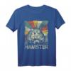Retro Hamster T-Shirt - Niedliches Haustier Motiv als Geschenk für Tierliebhaber, Tierpfleger und Haustierbesitzer zu Weihnachten & Geburtstag