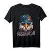 USA Amerikanische Flagge T-Shirt - Patriotische Kleidung für Touristen, Urlaub & Feiertage in den Vereinigten Staaten