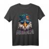 USA Amerikanische Flagge T-Shirt - Patriotische Kleidung für Touristen, Urlaub & Feiertage in den Vereinigten Staaten