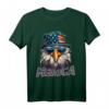 USA Amerikanische Flagge T-Shirt - Patriotische Kleidung für Touristen, Urlaub & Feiertage in den Vereinigten Staaten