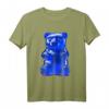 Blauer Gummibär T-Shirt  Bären Liebhaber Design in bunten Farben, perfekt für Süßigkeitenfans und Gummibären Enthusiasten