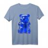 Blauer Gummibär T-Shirt  Bären Liebhaber Design in bunten Farben, perfekt für Süßigkeitenfans und Gummibären Enthusiasten