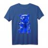 Blauer Gummibär T-Shirt  Bären Liebhaber Design in bunten Farben, perfekt für Süßigkeitenfans und Gummibären Enthusiasten
