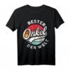Bester Onkel der Welt Vintage Spruch T-Shirt  Originelles Geschenk für den besten Onkel mit klassischem Schnitt
