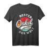 Bester Onkel der Welt Vintage Spruch T-Shirt  Originelles Geschenk für den besten Onkel mit klassischem Schnitt