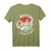 Bester Onkel der Welt Vintage Spruch T-Shirt  Originelles Geschenk für den besten Onkel mit klassischem Schnitt