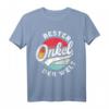 Bester Onkel der Welt Vintage Spruch T-Shirt  Originelles Geschenk für den besten Onkel mit klassischem Schnitt