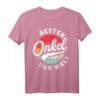 Bester Onkel der Welt Vintage Spruch T-Shirt  Originelles Geschenk für den besten Onkel mit klassischem Schnitt