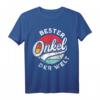 Bester Onkel der Welt Vintage Spruch T-Shirt  Originelles Geschenk für den besten Onkel mit klassischem Schnitt