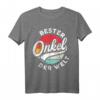 Bester Onkel der Welt Vintage Spruch T-Shirt  Originelles Geschenk für den besten Onkel mit klassischem Schnitt