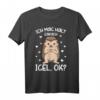 Ich mag halt Igel Kinder Damen Mädchen T-Shirt - Lustiges Tiermotiv Geschenk für Igel-Liebhaber zu Weihnachten & Geburtstag