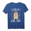 Ich mag halt Igel Kinder Damen Mädchen T-Shirt - Lustiges Tiermotiv Geschenk für Igel-Liebhaber zu Weihnachten & Geburtstag