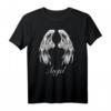 Angel - Engel Design Flügel auf der Rückseite T-Shirt als Geschenk für Partner & Schutzengel-Liebhaber