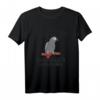 Graupapageien Personal Vogel T-Shirt  Lustiges Papageien Design für Vogelliebhaber & Tierfreunde
