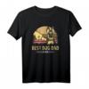 Bester Hundepapa Schäferhund Papa Vintage Welpen Design Hund T-Shirt  Perfektes Geschenk zum Vatertag, Geburtstag & Weihnachten für Hundeliebhaber