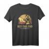 Bester Hundepapa Schäferhund Papa Vintage Welpen Design Hund T-Shirt  Perfektes Geschenk zum Vatertag, Geburtstag & Weihnachten für Hundeliebhaber