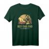 Bester Hundepapa Schäferhund Papa Vintage Welpen Design Hund T-Shirt  Perfektes Geschenk zum Vatertag, Geburtstag & Weihnachten für Hundeliebhaber