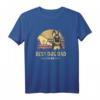 Bester Hundepapa Schäferhund Papa Vintage Welpen Design Hund T-Shirt  Perfektes Geschenk zum Vatertag, Geburtstag & Weihnachten für Hundeliebhaber