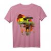 Kenya Afrika Safari Sonnenuntergang T-Shirt mit Wildtieren - Natur, Dschungel & Berge Design für Safari-Liebhaber