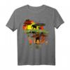 Kenya Afrika Safari Sonnenuntergang T-Shirt mit Wildtieren - Natur, Dschungel & Berge Design für Safari-Liebhaber