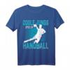 Coole Jungs Spielen Handball T-Shirt mit Spruch - Lustiges Retro Design als Geschenk für Handballspieler, Fans & Trainer
