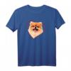 Zwergspitz Pomeranian Herz Hundeportrait T-Shirt  Perfektes Geschenk für Hundeliebhaber & Familien mit Pomeranian Hund