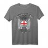 England Design - England läuft in Venen T-Shirt für Fans und Supporter mit Flagge, perfekt für Fußball, Partys und Geschenke