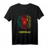 Kamerun Liebhaber Heimat Löwe Flagge T-Shirt  Stolz auf Afrika, Heimatverbundenheit & Reisesouvenir