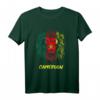 Kamerun Liebhaber Heimat Löwe Flagge T-Shirt  Stolz auf Afrika, Heimatverbundenheit & Reisesouvenir