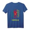 Kamerun Liebhaber Heimat Löwe Flagge T-Shirt  Stolz auf Afrika, Heimatverbundenheit & Reisesouvenir