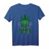 Totenkopf mit Hanf Blättern - Kiffer- und Stoner-T-Shirt für Weed Fans und Cannabis-Enthusiasten